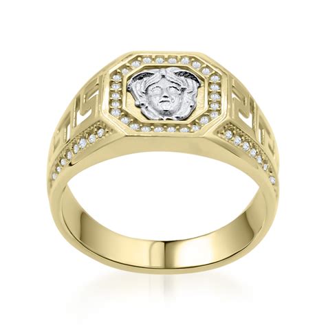 bague homme or versace fiancaille|bague de fiancées homme.